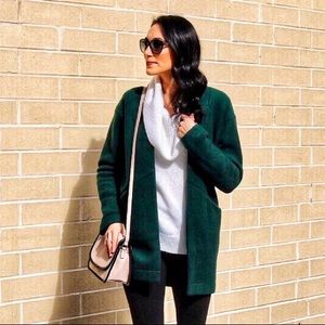 Express Green Coatigan